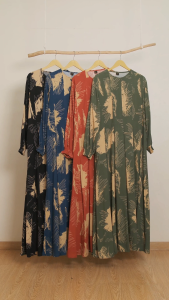 Le Khari Adieba Gamis Rayon Viscose Gamis Busui Gamis Homedress Size S - XL