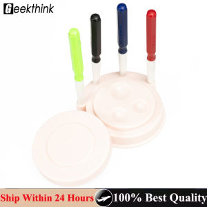 Watch Oiler Set 1 Oil Cup+4 Oil Pens Kit Plastic Watch Oiler Applying Lubricants Tool Watchmaker Watch Repair Maintenance Tools