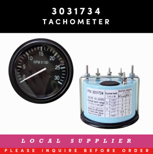 Generator Instrument Panel Gauge Tachometer 3031734 [12/24V 52mm] Speed Gauge Meter Digital RPM Meter Speedometers for Cummins Engine Diesel Generator [LOCAL STOCK. READY TO SHIP WITHIN 24HRS.]