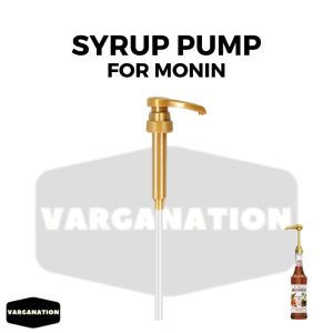 Monin Syrup Pump - Fitted for 700ml bottle - Varganation Coffee Syrups