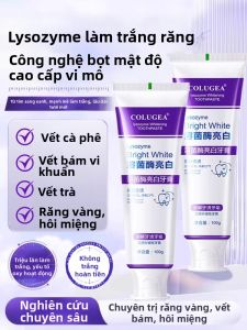 Sữa Chua Răng Trắng Sáng Enzyme Lysozyme Fresh Breath Gel Dành Cho Nam Và Nữ Loại Bỏ Vàng Răng Hôi Miệng Chăm Sóc Răng Miệng