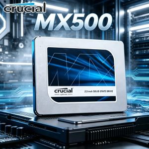crucial | Crucial MX500 2.5" SATA SSD 240GB-2TB 3D NAND Solid Hard Disk High Speed Storage for Gaming Laptop Desktop PC