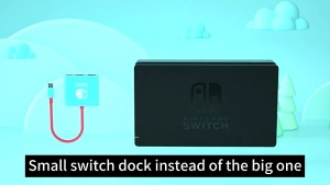 Nintendo Switch แบบพกพา พอร์ตฮับ3 ใน 1 USB 3.0 Hub รองรับ 4K  PD ที่จำเป็นสำหรับการเดินทาง V1/V2