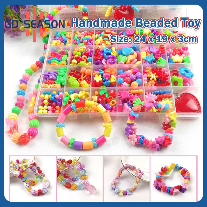 Creative DIY Toy Handmade Beaded Toy Set Girl Diy Bracelet Kit Accessories  Jewelry Educational Toys