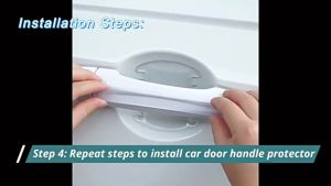 ฟิล์มใสป้องกันรอยขีดข่วนสติกเกอร์รวมประตูรถ8ชิ้นสำหรับ ORAL ORA อุปกรณ์เสริมสำหรับแมวดี