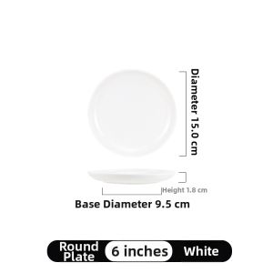 Commercial Melamine Round Plates