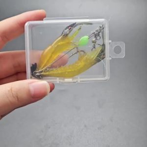 MNFT 1Pcs/2Pcs/4Pcs Soft Shrimp Lure Kit Realistic Artificial Baits Ideal for Freshwater Saltwater