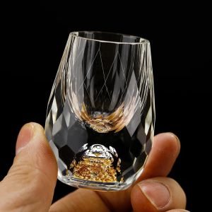 15ML Crystal Wine Glass Set Luxurious and Cute Wine Glass BPA Free Very Suitable for Decoration Collection and Celebration
