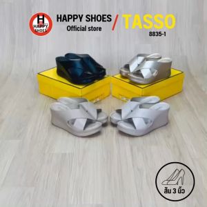 [🥇ของแท้100%🔢ไซส์35-40👠ส้น 3 นิ้ว] TASSO รุ่น 8835-1 รองเท้าส้นเตารีด รองเท้าพื้นนุ่มส้นสูง รองเท้าแตะพื้นนุ่ม สวย นุ่มเบา สบายเท้า