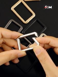 Không May Phụ Kiện Hành Lý Mở Vuông Mùa Xuân Khóa Woc Túi Xách Túi Đeo Vai Sửa Đổi Khóa Vuông Vòng Lò Xo Hợp Kim Kẽm Kết Nối Khóa Trang Sức Móc Khóa