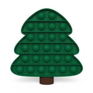 Christmas Themed Pop It Game Set Childrens Toy Stress Relief Mouse Killing Table Game Educational Toys for Kids