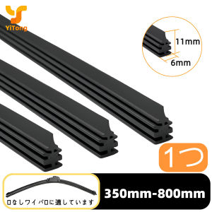 Car Windproof Glass Wiper Rubber Strip 14 -32 Natural Rubber All Weather Stable Durable Front Windproof Glass Rubber Strip Replacement Parts Car Parts Most Vehicles Multi-Functional Universal Wiper Enhance Rainy Day Visibility durable essential auto...