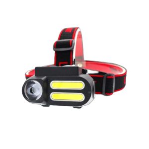 Lampu Senter Kepala Headlamp Outdoor LED XPE 2xCOB Headlight Lampu Penerangan Super Terang