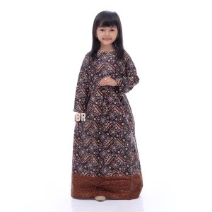 gamis batik anak perempuan umur 3 sampai 10 tahun - batik anak seragam sekolah - murah berkualitas