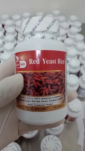 1แถม1 ข้าวยีสต์แดง พลัส เรดยีสต์ ไรซ์ Red Yeast Rice Plus ตรา บลูเบิร์ด 600 มก. 60 แคปซูล