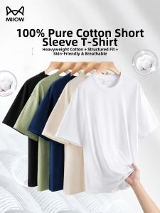 MiiOW | Heavier Cotton Round Neck Breathable T-shirt 280g