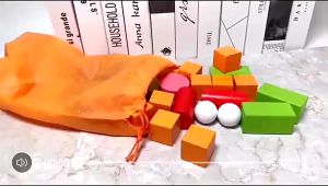 COOLToy 26 Buah Mini Castle Blok Bangunan Bentuk Geometris Puzzle Kayu Mainan Pendidikan Untuk Anak-anak