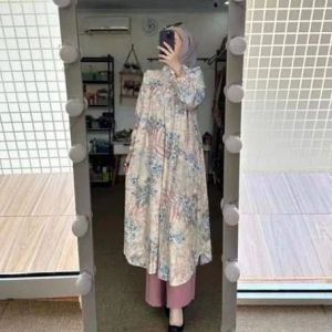 Set Tunik Rayon Diamond Premium mix Cringkel/Set Tunik Wanita Muslimah/Set Tunik Terbaru