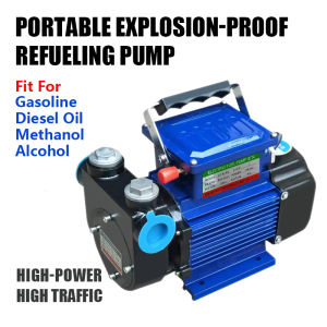 220V Electric Explosion Proof Waterproof Transfer Oil Pump Gasoline Diesel Kerosene Ethanol Methanol Fuel Transfer Pump