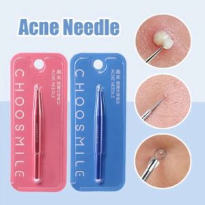 Acne Needle Stainless Portable Jarum Jerawat Alat Pembersih Jerawat Dan Komedo Stainless Alat Pencet Komedo Dan Jerawat