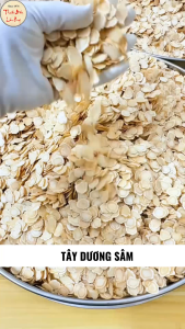 Sâm tây dương lát mỏng 1kg (Sâm hoàng kỳ khô bạch sâm) - Thuốc Bắc Lãn Ông