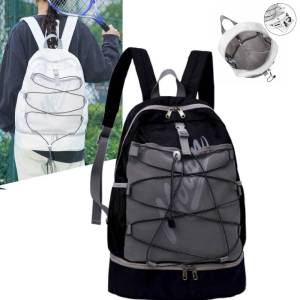 Sports Hiking Trekking Backpack Shoes Pack Outdoor Training Travel Camping Drawstring Bag Men Women Students Schoolbag for Class