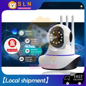 【Fast delivery】Cctv wireless connect phone outdoor cctv camera for house cctv camera wifi 360 wireless outdoor 1080p cctv set full set Can move detection AUTO TRACKING WITH CLOUD CAMERA mini camera 1080*1920/480 IP65