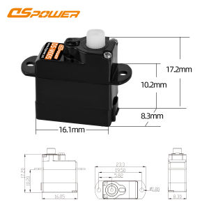 Dspower 2g Micro Digital Servo Plastic Gear 0.3kg 3.7-4.2V DC for Airplane Plane Aircraft Helicopter Glider Wltoys Toy Part