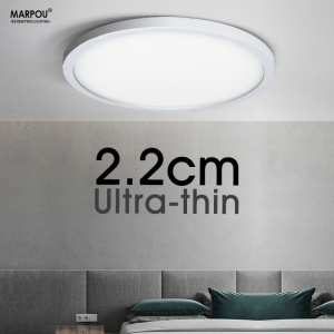 2.2cm Ultra Thin Ceiling Light 6W 9W 13W 18W 24W 110V 220V  Luster Home Appliances Indoor Decoration Bedroom Living Room Kitchen
