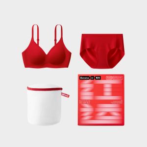 Bananain | Red Underwear Set for Wedding Auspicious Year Gift Box