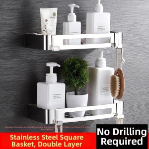 Stainless Steel Wall Shelf Bathroom