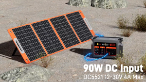 FlashFish E103 E106B Solar Generator 300W 600W 56000mAh 120000mAh LiFePO4 Power Station Pure Sine Wave with 220V/60Hz AC Outlet Type-C Fast Charging & UPS Function for Outdoor Travel Emergency