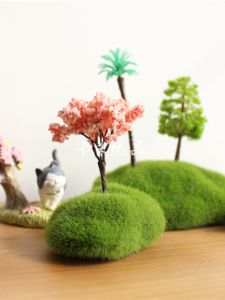 Miniature Landscape Decorative Tree Bonsai Sakura Cherry Blossom DIY Decoration Ornaments Zakka Healing Miscellaneous Goods