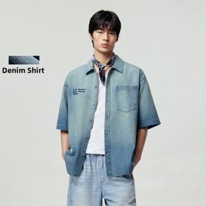 Jack Jones | Soft Gradient Washed Mens Denim Shirt