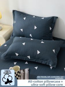 MINGSHA | Cotton Pillow Set for Home and Dorm Use