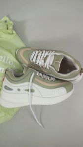 SNEAKYPAIR Wind Snowy Pine Forest Sepatu Wanita Sneakers Shoes