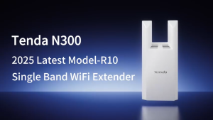 Tenda Official Store | A9 v4 | N300 Wifi Extender | Wireless Repeater | LAN Port | 2 Antennas