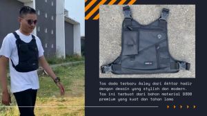chest bag tas dada pria akhtar terbaru 2023 murah harga promo hijau army