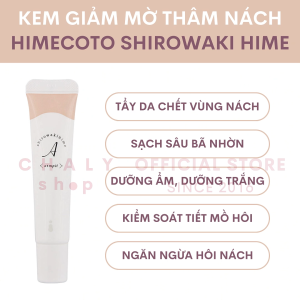 Kem dưỡng sáng se khít lỗ chân lông vùng nách Shiro Waki Hime 18g Nhật Bản