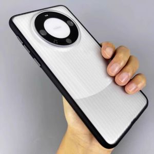 Ultra-Thin Huawei Mate70Pro Phone Case Men Women Version Strong Magnetic Suction Frosted Corrugated Pattern Anti-Slip Edge