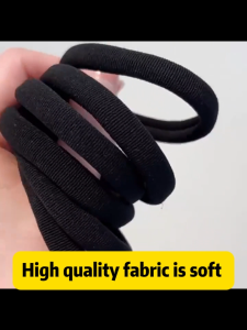 50PCS High Elastic Hair Bands for Women Girls Hair Accessories Mini Colorful Nylon Headband Kids Ponytail Holder Scrunchie Ornaments Hairband Rubber Band Hair Ties