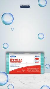 Kimberly Clark (ผ้าเช็คทำความสะอาดหนาพิเศษ) WYPALL* X80 Colour Coded Wipers Heavy Duty