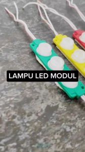 LAMPU LED MODUL KOLONG 3WATT 3 MATA DC 12VOLT / 24VOLT LAMPU BAK KOLONG MOTOR MOBIL BIS TRUCK TRUK WATERPROOFWATERPROOF