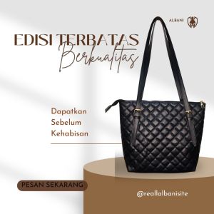 Albani02 Tote bags tas jait jait bordir tas wanita