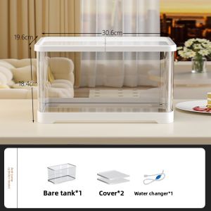 KUOTING | Ecological Landscape Full Kit Small Filter and Oxygen Supply Integrated Machine Aquarium