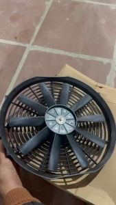 Quạt  ô tô 14in 12v 24v cánh thẳng 38cm
