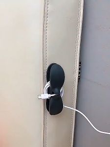 Silicone Cord Winder Plug Holder Soft Cord Hook Cord Wrapper Cord Storage Tidy Wire Clip Holder Cable Organizer