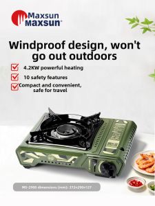 Maxsun | Wind Resistant Portable Camp Stove For Grilling & Cooking