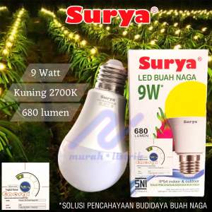 Lampu Buah Naga Surya 9 Watt Murah Meriah!!!
