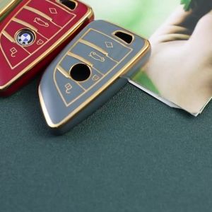 BMW Car Key Cover Chrome Reflection TPU X1 X3 X4 X5 X6 F30 F10 E90 E60